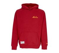 New Era - Sweat à Capuche Rouge Oversize avec Poche Kangourou - Homme - Sweatshirts et sweats à capuche - Rouge - Taille: XL