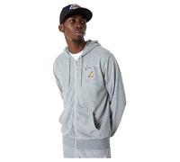 New Era Veste de survêtement LOSLAK Los Angeles Lakers gris/mûre/orange clair/blanc XXL