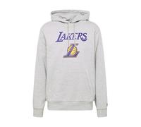 NEW ERA Sweat-shirt gris chiné / violet foncé / orange / blanc, Taille M
