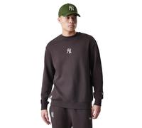 New Era Mlb Midi Le Oversize Bb New York Yankees Sweatshirt Marron S Homme