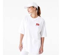 New Era Mlb Burger Grphc Boston Red Sox 3/4 Sleeve T-shirt Blanc S