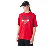 New Era T-shirt à Manches Courtes Nba Mesh Panel Chicago Bulls