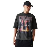 New Era T-shirt à Manches Courtes Nba Washed Graphic Chicago Bulls