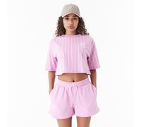 New Era T-shirt court NE Pinstripe pour femme ~ Rose New Era