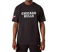 New Era T-Shirt NBA Chicago Bulls Wordmark Noir