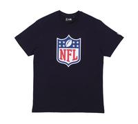 New Era - T-shirt NFL Shield Logo Marine/Blanc - Homme - Tops - Bleu - Taille: XL