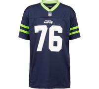 NEW ERA T-Shirt 'Seattle Seahawks' bleu marine / vert fluo / blanc, Taille S