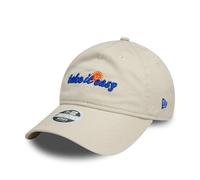 New Era Take It Easy Casquette Ajustable pour Femmes Filles modèle 9Twenty Chapeau réglable été Beige