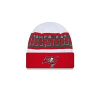 New Era Tampa Bay Buccaneers NFL 2023 Sideline Tech Knit OTC White Beanie