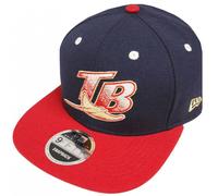 New Era Tampa Bay Rays Cooperstown Snapback Cap Navy Red 9Fifty Édition Limitée