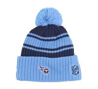 New Era - Tennessee Titans Pom Pom Beanie Hat - Homme - Accessoires - Bleu - Taille: ONE Size