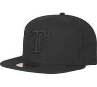 New Era Texas Rangers Noir Sur Noir Cap 59Fifty Fitted Édition Limitée Spéciale