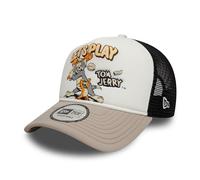 New Era Tom et Jerry Let's Play A-Frame Trucker Cap Beige