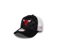 New Era Tonal Check Chicago Bulls Trucker Cap One Size