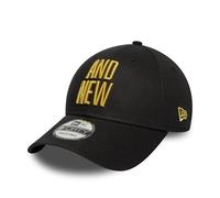 New Era UFC Ultimate Fighting, Official 2025, Metallic and New Champion Edition, doré, noir, casquette de baseball, réglable