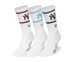 New Era Unisex Chaussettes - CREW New York Yankees 3er Pack