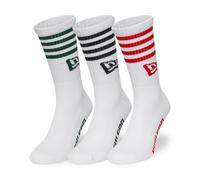 New Era Unisex Chaussettes - STRIPE CREW 3-pack