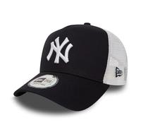 New-Era Casquette CLEAN TRUCKER NEW YORK YANKEES in Noir Unique