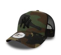 New-Era Casquette CLEAN TRUCKER NEW YORK YANKEES in Vert Unique