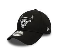 New Era Nba Chicago Bulls Essential Outline 9forty Cap Noir