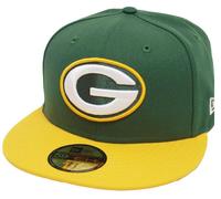 New Era Vert Bay Packers Vert Jaune 2 Ton Cap 59Fifty Fitted Édition Limitée