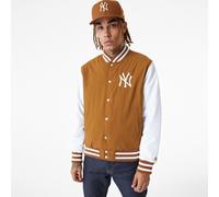 New Era Veste Bomber MLB BP Homme ~ New York Yankees marron
