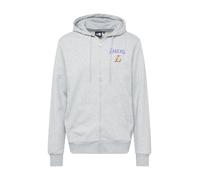 NEW ERA Veste de survêtement 'LOSLAK' gris / mûre / orange clair / blanc, Taille S
