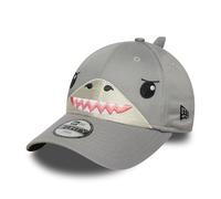 New Era Visage de Requin 9Forty Kids Cap Gris