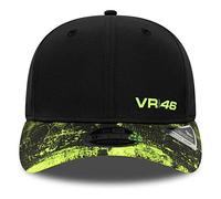New Era VR46 9Fifty AOP Casquette extensible à bouton-pression, noir/jaune, S/M
