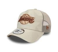 New Era Waikiki Beach Location Icon White Olive A-Frame Adjustable Trucker Cap