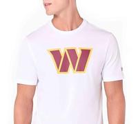 New Era Washington Commanders NFL Team Logo Blanc T-Shirt