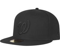 New Era Washington Ressortissants Noir Sur Cap 59Fifty Fitted Édition Limitée