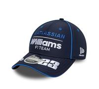 New Era Williams Racing F1 Team - Collection officielle 2026 - Casquette de baseball Team Alex Albon Drivers - Réglable - Bleu marine