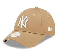 New Era WMN Essential 940 New York Yankees Optic White Casquette Femme, Blanc, Taille Unique (Taille Fabricant: OSFA), marron, Taille unique