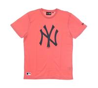 New Era - Yankees Logo Tee Pink/Navy - Homme - Tops - Rose - Taille: XL