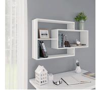 *NEW Étagère Rangement - Étagères murales Blanc 104x20x58,5 cm Bois d'ingénierie CL74612