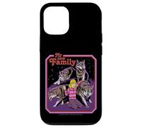New Family Wolves Sarcastic Retro Vintage Funny Adult Humor Coque pour iPhone 12/12 Pro
