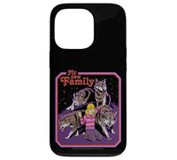 New Family Wolves Sarcastic Retro Vintage Funny Adult Humor Coque pour iPhone 13 Pro