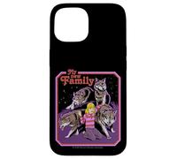 New Family Wolves Sarcastic Retro Vintage Funny Adult Humor Coque pour iPhone 15