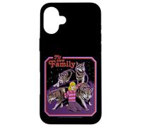 New Family Wolves Sarcastic Retro Vintage Funny Adult Humor Coque pour iPhone 16 Plus