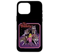 New Family Wolves Sarcastic Retro Vintage Funny Adult Humor Coque pour iPhone 16 Pro Max