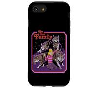New Family Wolves Sarcastic Retro Vintage Funny Adult Humor Coque pour iPhone SE (2020) / 7/8