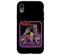 New Family Wolves Sarcastic Retro Vintage Funny Adult Humor Coque pour iPhone XR