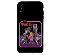 New Family Wolves Sarcastic Retro Vintage Funny Adult Humor Coque pour iPhone XS Max