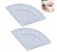 New Fast Drawing Eyebrow Design Ruler,Microblading Mapping Tool,Shaping Permanent Makeup Drawing Guide Ruler,Reusable Tattoo Supplies (2pcs)