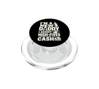 New Father Daddy Annonce High Five Humour PopSockets PopGrip pour MagSafe