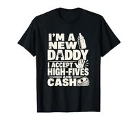 New Father Daddy Annonce High Five Humour T-Shirt