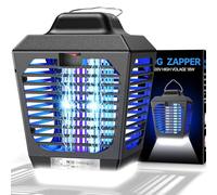 New Fi Moustiquaire d'extérieur avec lumière LED pour intérieur et extérieur - Piège à insectes électrique à brancher pour terrasse et terrasse