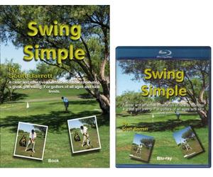 (New for 2012) Swing Simple Golf Blu-ray disc & Book by Scott Barrett