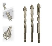 New Four-Flute Sawtooth Eccentric Drill Bit, Cozy Hoome Drill Bits, Efficient Drill and Tap Set, Four-Edged Serrated Eccentric Drill, Drill Bit Set for Wood and Metal (6/8/10)